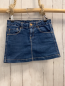 Preview: Zara  Rock Gr. 152  blau Jeans orange Nähte Bund verstellbar 