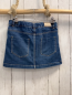 Preview: Zara  Rock Gr. 152  blau Jeans orange Nähte Bund verstellbar 