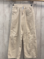Preview: Zara  Hose  Gr. 152  weiß Kord Gummizugbund mit Kordel
