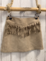 Preview: H&M  Rock Gr. 140  beige Fransen 