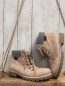 Preview: Rieker  Boots  Gr. 38 rosa grauer Bund minimale Gebrauchssrpuen 