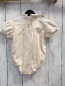 Preview: Zara  Playsuit  Gr. 68  creme beige Kragen mit Lochstickerei 