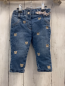 Preview:   Hose  Gr. 74  blau Jeans gefüttert Bärenköpfe Gummizugbund 