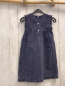 Preview:  Kleid Gr. 122  blau weiße Streifen Jeansstoff