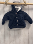Preview: Steiff  Winterjacke  Gr. 62  blau Kapuze 
