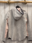 Preview: Decathlon Sweatjacke  Gr. 146/152  hellgrau rosa dunkelgrauer Bund 