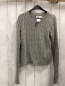 Preview: Hollister  Pullover  Gr. 158  grau Strick Zöpfe 
