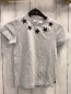 Preview: Givenchy  T-Shirt  Gr. 116  hellgrau schwarze Sterne 