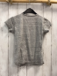 Preview: Zadig & Voltaire  T-Shirt  Gr. 128  hellgrau grau meliert goldene Glitzerschrift 