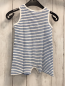 Preview: Petit Bateau  Playysuit  Gr. 74  weiß blaue Streifen 