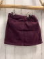 Preview: H&M  Rock Gr. 110  aubergine Feinkord Vgel mit kleinen Pailetten 