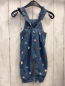 Preview:   Latzhose  Gr. 68  blau Jeans Blumen Käfer 