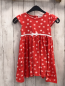 Preview:   Kleid  Gr. 104  rot weiße Punke Schleife 