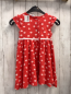 Preview:   Kleid  Gr. 104  rot weiße Punke Schleife 