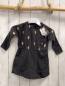 Preview: neuTumble´n´ Dry  Kleid  Gr. 80  grau Struktur goldene Rauten NP 39,99€ 