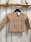 Preview: bout´chou  Strickjacke  Gr. 98  sand Zöpfe 