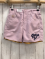 Preview: Guess  Shorts  Gr. 140  lavendel weiße Nähte blaue Schrift 