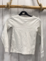 Preview: H&M Langarmshirt  Gr. 122  weiß Hase mit Glitzer 