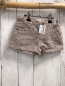 Preview: Zara  Shorts  Gr. 98  hellgrau Kord graue Sterne Bund verstelbar 