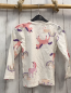 Preview:   Langarmshirt  Gr. 128  weiß Einhörner Bögen Wolken 