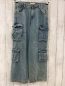 Preview: reserved Hose Gr. 158  blau washed Look 