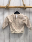 Preview:  Pullover Gr. 80  beige Herzen Blumen