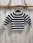 Preview: Sinsay  Pullover  Gr. 86  blau weiße Streifen Strick 