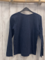 Preview: Tape à l´ oeil  Langarmshirt  Gr. 146  blau Pailettenblumen Glitzerschrift 
