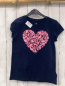 Preview: GAP  T-Shirt  Gr. 134/140  blau Herz aus rosa Blumen 