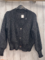 Preview: Gaudi Jeans  Strickjacke  Gr. 146/152  schwarz grau silber meliert 