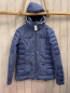 Preview: Napapijri  Winterjacke Gr. S hellblau Aufnäher silber Reißverschlüsse 