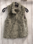 Preview: Zara  Weste  Gr. 140  grau Plüsch 