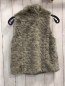 Preview: Zara  Weste  Gr. 140  grau Plüsch 