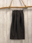 Preview: zara Hose Gr. 122  schwarz grau kariert