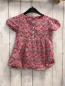 Preview: Jacadi  Sommerbluse  Gr. 116  weiß rot rosa Blumen grüne Blätter 