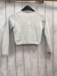 Preview: Petit Bateau  Strickjacke  Gr. 128  mint lochmuster 