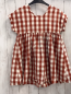 Preview: Petit Bateau  Kleid  Gr. 140  rotbraun kariert 