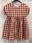 Preview: Petit Bateau  Kleid  Gr. 140  rotbraun kariert 