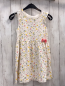 Preview: Petit Bateau  Kleid  Gr. 128  weiß Blumen pink Schleife 