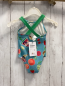 Preview: neu  Badeanzug Gr. 80  hellblau buntes Obst NP 9,99€
