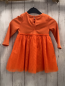 Preview:   Kleid  Gr. 74  orange Rippenoberteil mit Kürbisgesicht Tüllüberrock mit Glitzerpunkten 
