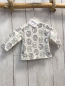 Preview: Liegelind  Langarmshirt  Gr. 50  weiß Igel Eulen 
