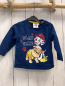 Preview: Paw Patrol  Langarmshirt  Gr. 68  blau Paw Patrol Hunde Schrift 