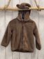 Preview: H&M  Plüschjacke  Gr. 104  braun Kapuze mit Ohren 