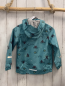 Preview:    Regenjacke  Gr. 110  petrol Nilpferde Seerosen 