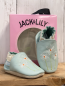 Preview: neu Jack & Lily  Lauflernschuhe  Gr. 0/6M  hellblau gestickt Blumen NP 29,90€ 