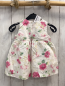 Preview: H&M Kleid Gr. 74  weiß pink grün Blumen