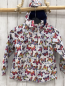 Preview:  Regenjacke Gr. 122  weiß blaue Punkte Schmetterlinge