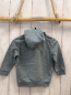 Preview:   Pullover  Gr. 104  hellgrau grau meliert Kapuze Bauchtasche 