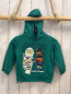 Preview: Lego  Pullover  Gr. 104  grün Kapuze Ninjagofiguren